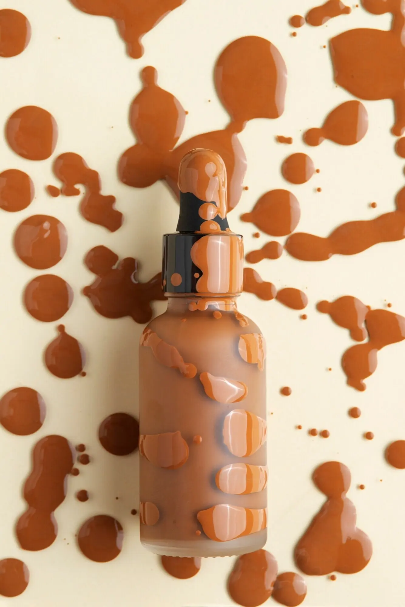 A still life depicting a graphic design office.